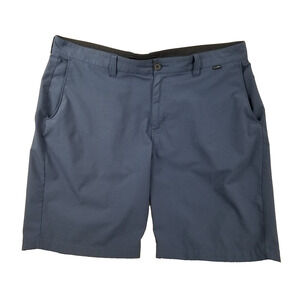 Travis Mathew Shorts Mens 38 Blue Performance Golf Stretch Casual Lightweight